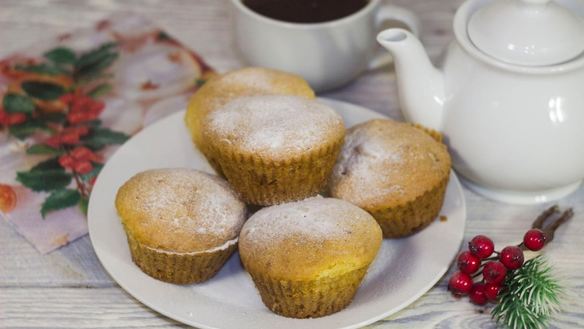 Рецепт Кексы на кефире и растительном масле