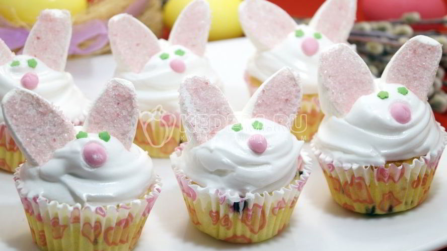 Рецепт кексы пасхальные кролики