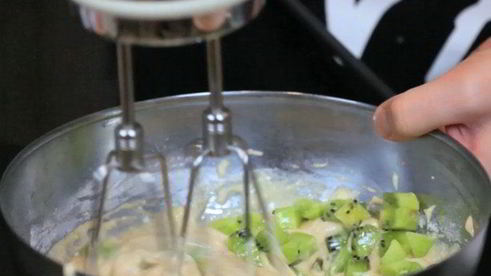 кексы с бананом и киви