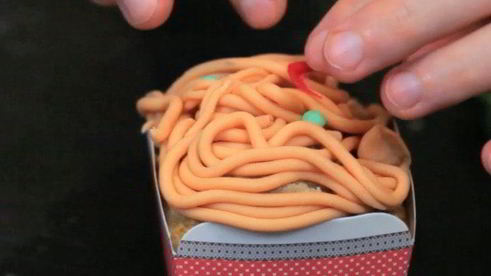 кексы с бананом и киви