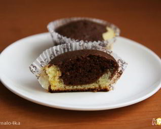 Лимонно-шоколадные кексики