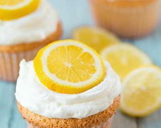 Лимонные капкейки