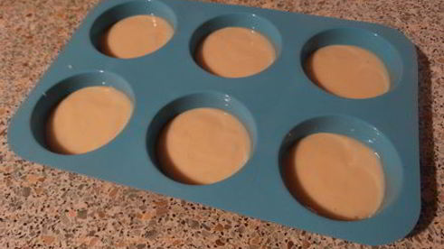 медовые кексы с шоколадной начинкой