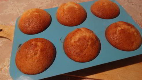 медовые кексы с шоколадной начинкой