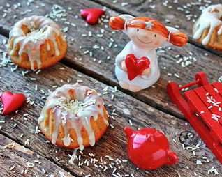 Миндальные кексы из творога