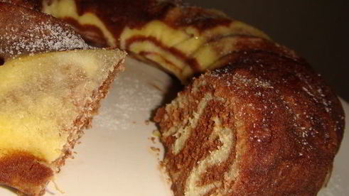 мраморный кекс