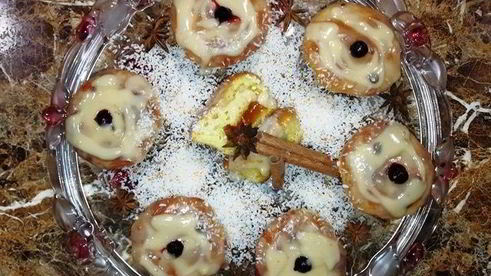 нежнейшие дрожжевые рисовые кексы