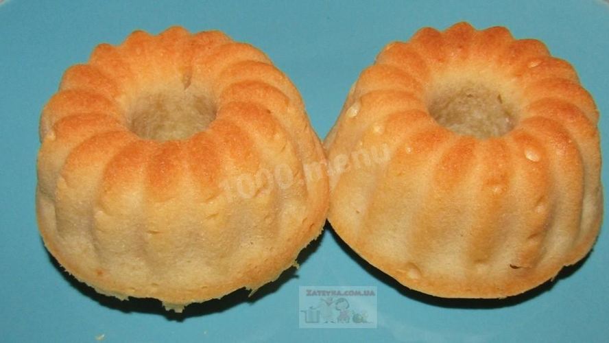 Рецепт нежные кексы на клубничном йогурте