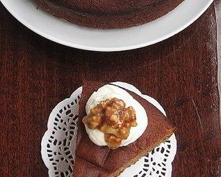 Орехово-медовый кекс