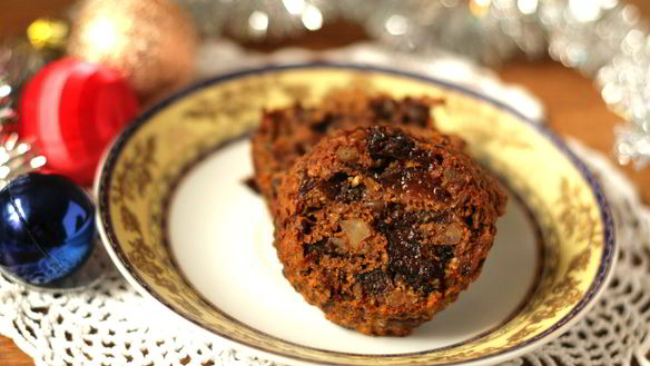 Рецепт Постный рождественский кекс