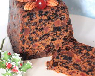 Рождественский фруктовый кекс