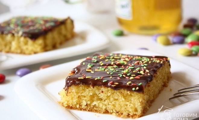 Шоколадная глазурь для кексов