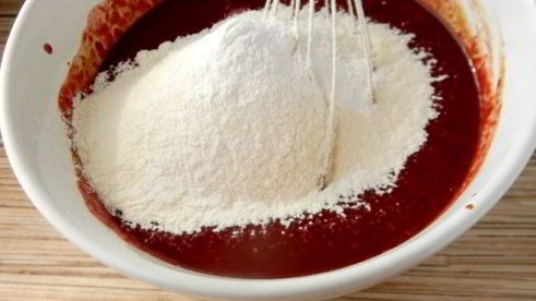 шоколадно-свекольный кекс