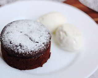 Шоколадный фондан