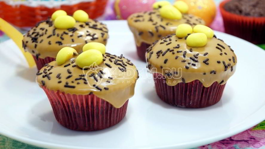 Рецепт шоколадных кексов ны пасху