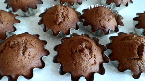 шоколадные кексы