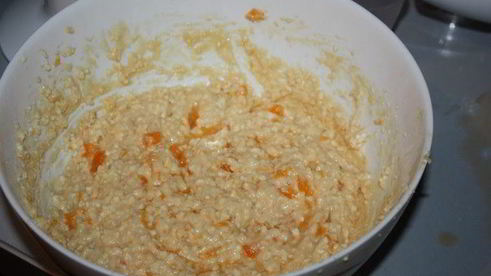 творожно-мандариновые кексы