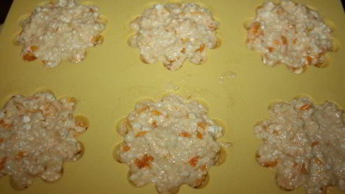 творожно-мандариновые кексы