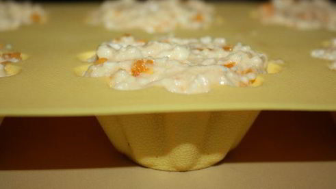 творожно-мандариновые кексы