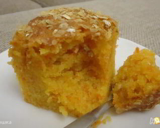 Творожно-морковный кекс