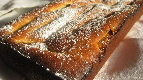 творожный кекс с грушей