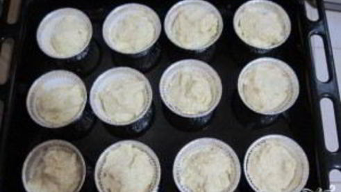 творожные кексы с шоколадом