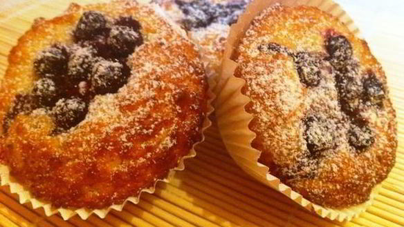 Рецепт Творожные кексы со смородиной