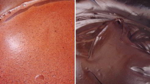 заварные шоколадные кексы с заварным кремом