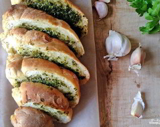 Багет с чесночным маслом
