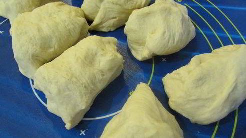 домашний хлеб с сыром и укропом