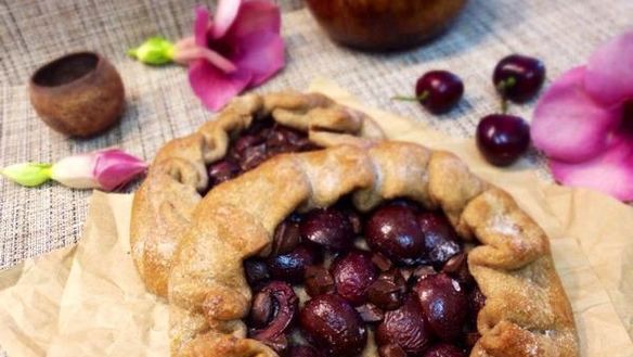 Рецепт Галеты с черешней и горьким шоколадом