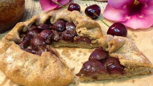 галеты с черешней и горьким шоколадом