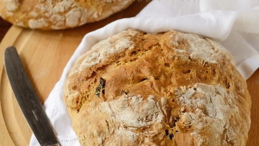 Рецепт ирландский содовый хлеб с изюмом