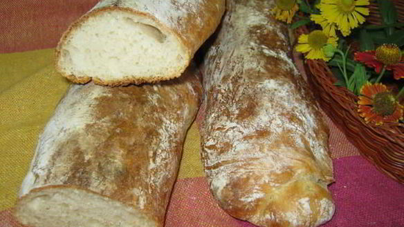 Рецепт Итальянский деревенский батон Стирато