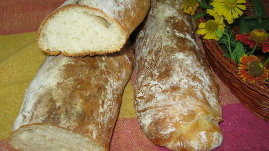 Рецепт итальянский деревенский батон стирато