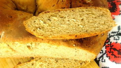 хлеб с луком