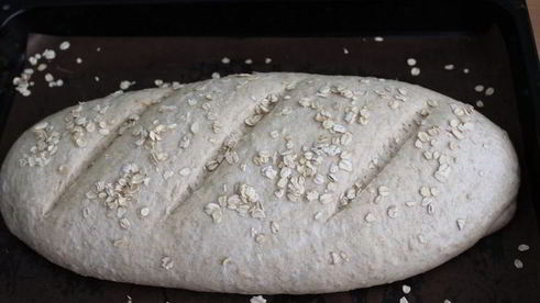 хлеб с овсяными хлопьями