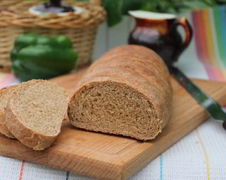 Хлеб с ржаными отрубями на опаре