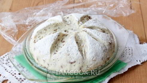 хлеб с семенами льна и овсяными хлопьями