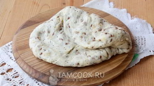 хлеб с семенами льна и овсяными хлопьями