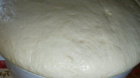 хлеб с семолиной на картофельном отваре