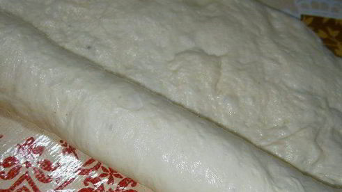 хлеб с семолиной на картофельном отваре