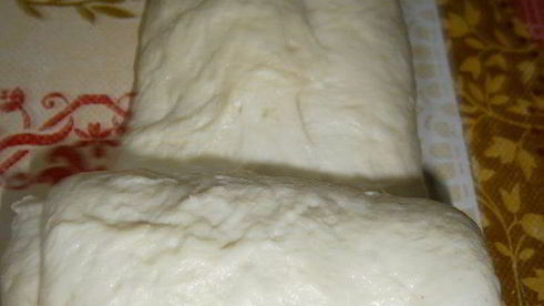 хлеб с семолиной на картофельном отваре