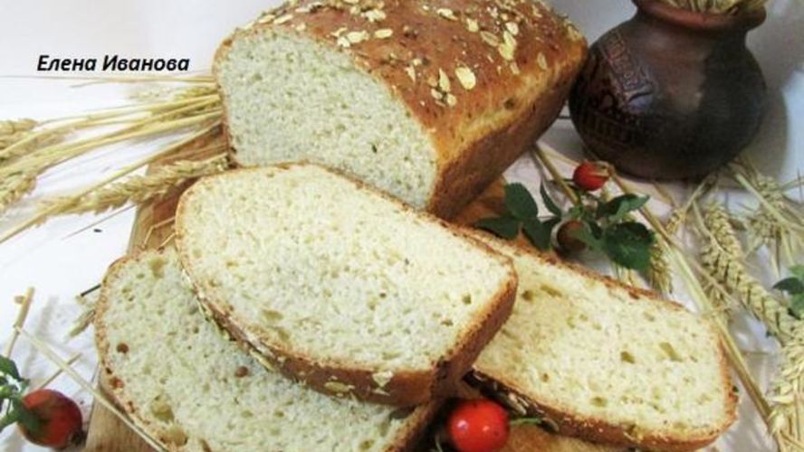 Рецепт хлеб с творогом и овсяными хлопьями