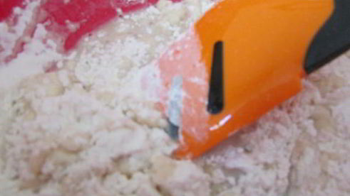 хлеб с творогом и овсяными хлопьями