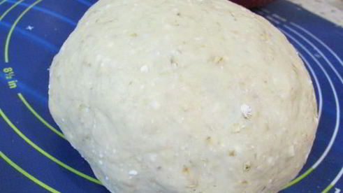 хлеб с творогом и овсяными хлопьями