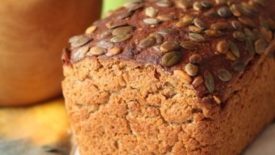 Рецепт хлеб с творогом и тыквенными семечками на ржаной закваске