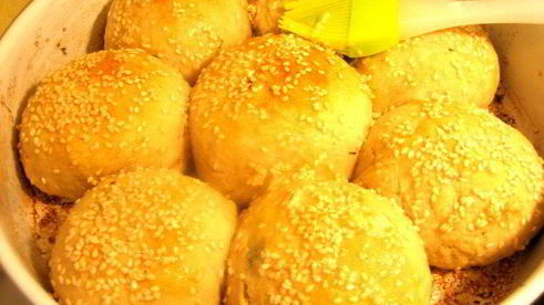 хлеб закусочный с оливками и сыром