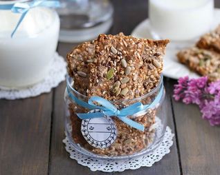 Хлебцы с семечками