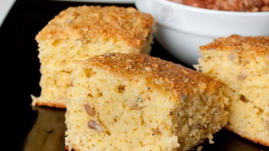 Рецепт кукурузный хлеб с семечками